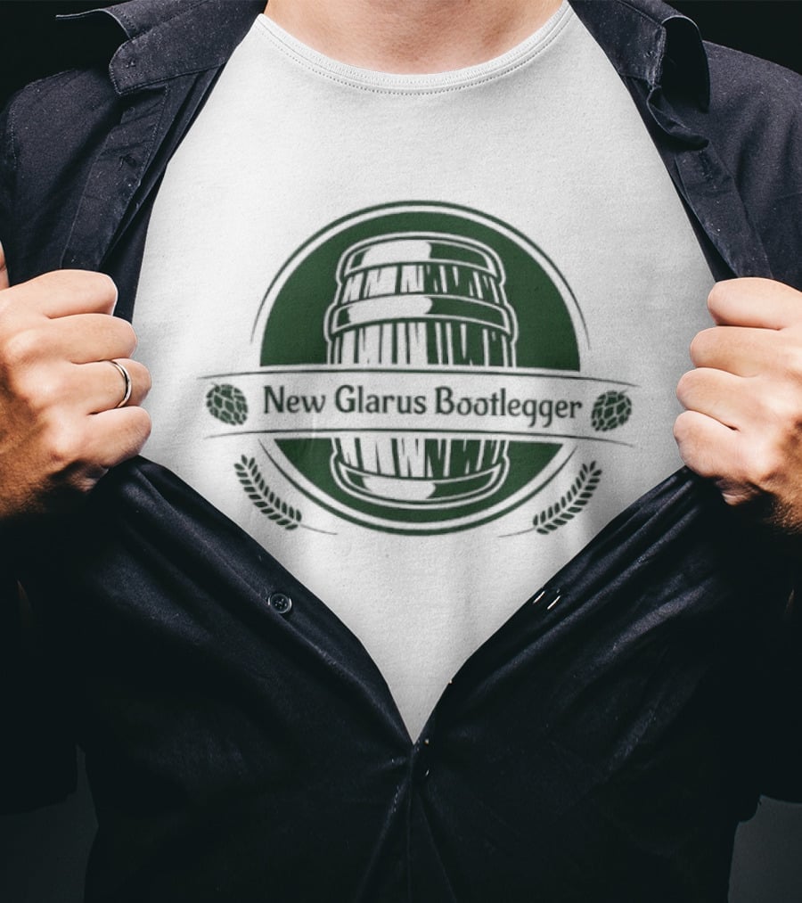New Glarus Bootlegger Barrel T-Shirt