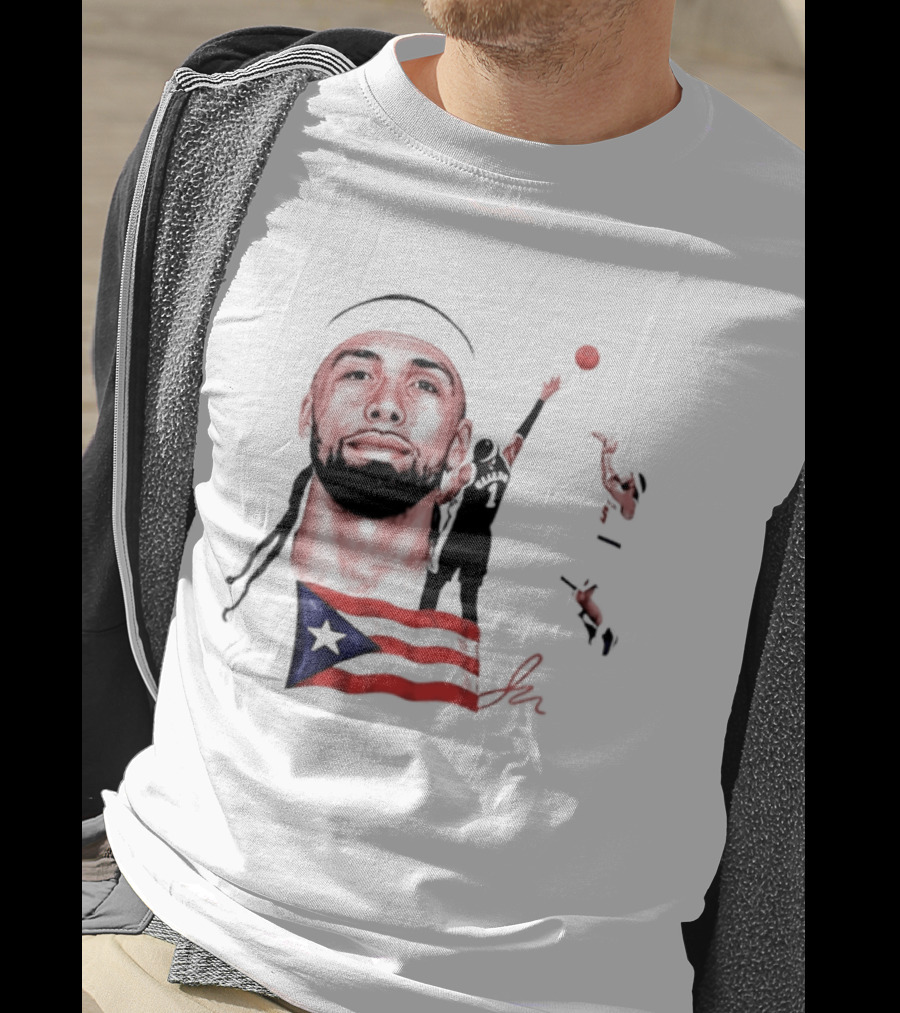 Jose Alvarado Puerto Rican Flag New York Knicks Basketball T-Shirt