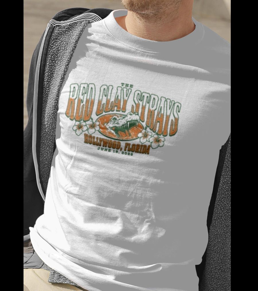 Red Clay Strays June 18 2026 Tour Hollywood Florida T-Shirt
