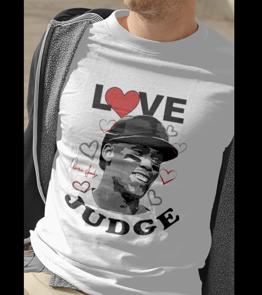 Love Aaron Judge New York Yankees Heart T-Shirt