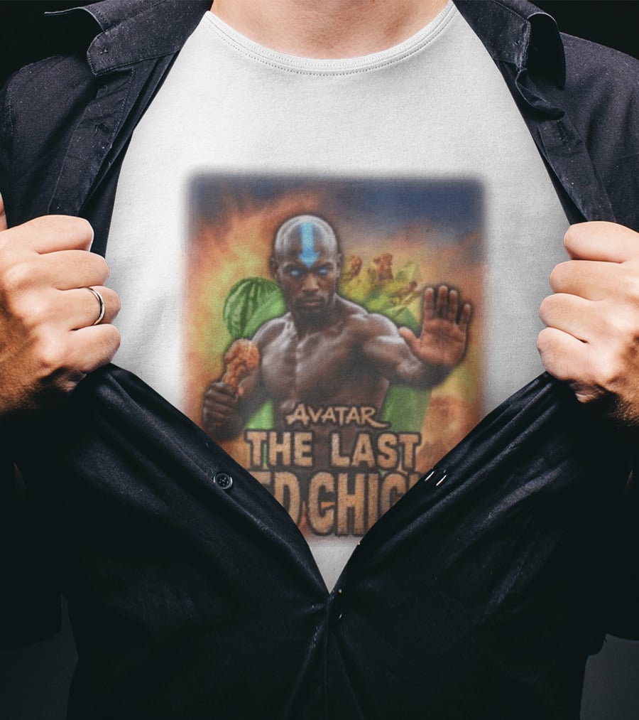 Avatar The Last Fried Chicken Parody Humor Martial Arts Mashup T-Shirt