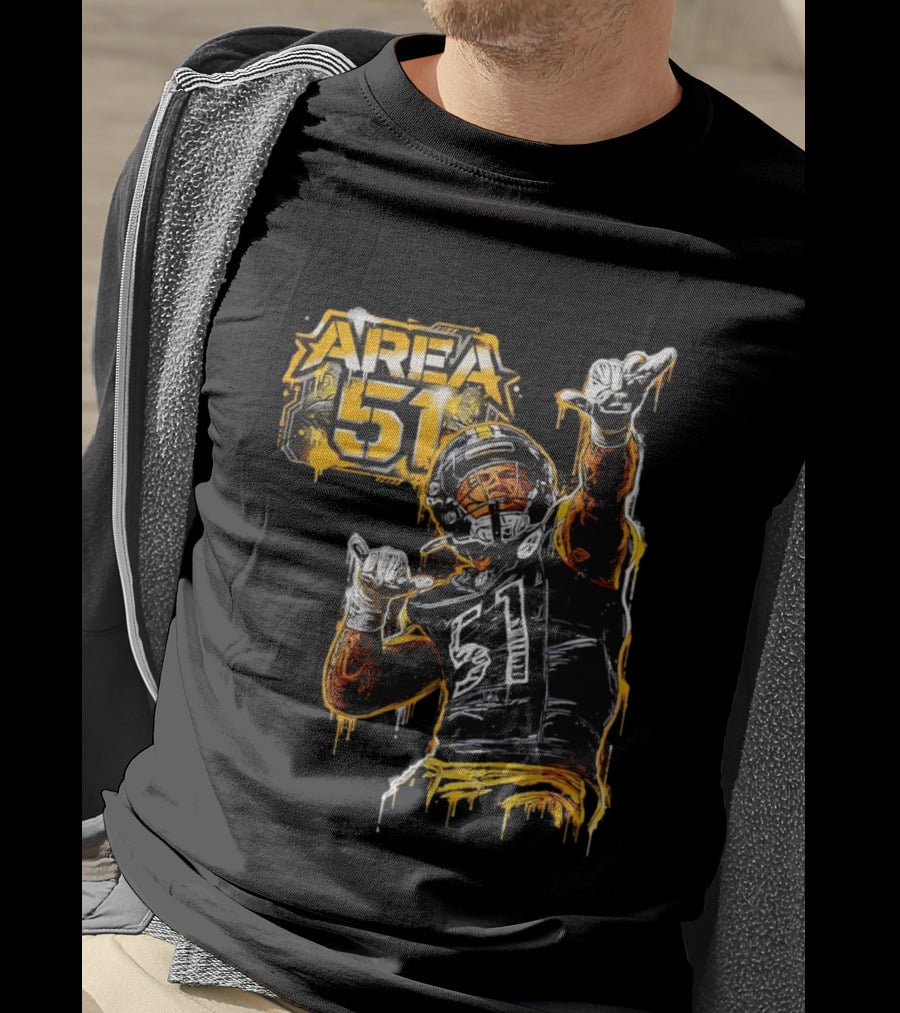 Area 51 Nick Herbig Pittsburgh Steelers Player Football 51 T-Shirt