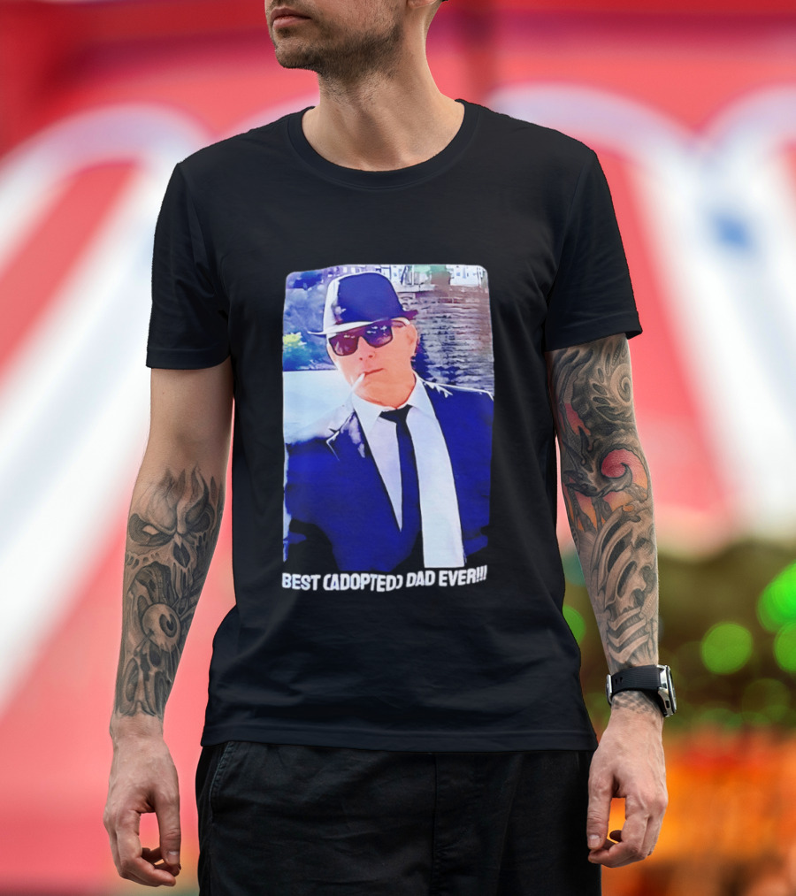 Blues Brothers Best Cadopted Dad Ever T-Shirt