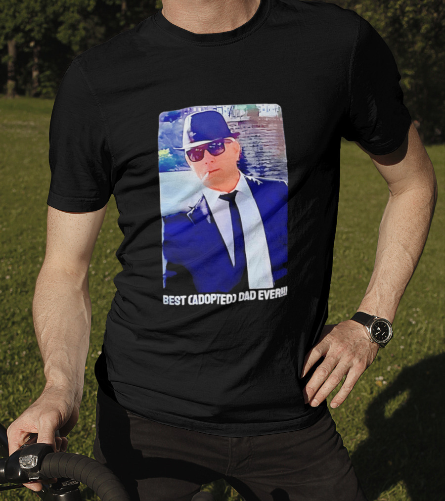 Blues Brothers Best Cadopted Dad Ever T-Shirt