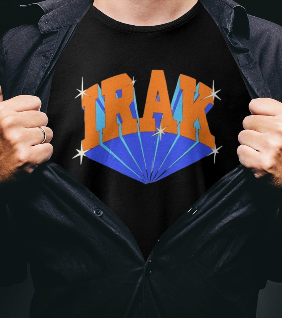 IRAK New York Knicks Basketball Team Collaboration T-Shirt