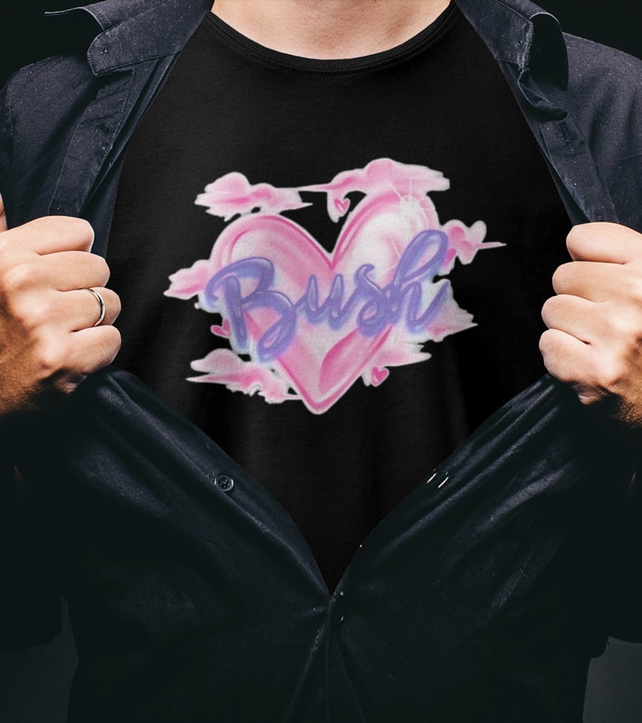 Bush Heart Clouds 90s Rock Gavin Rossdale T-Shirt