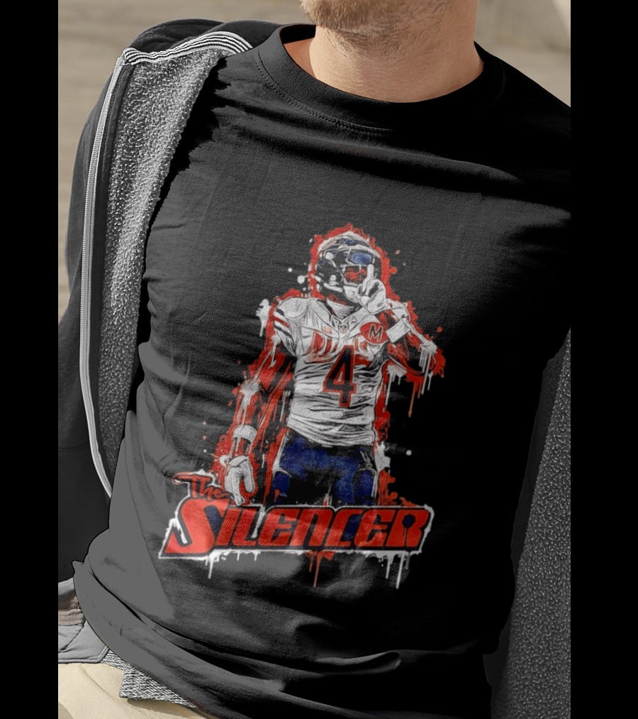 The Silencer Number 4 Chicago Football Player T-Shirt
