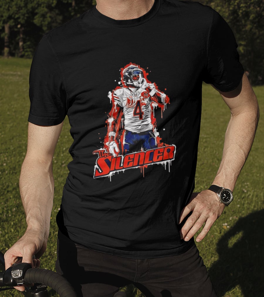 The Silencer Number 4 Chicago Football Player T-Shirt
