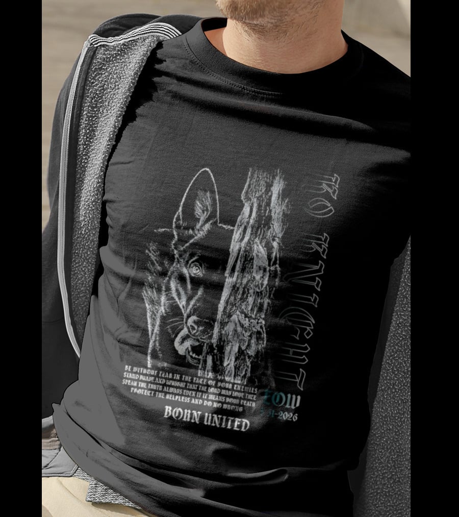 K9 Knight EOW 5 31 2026 Born United Memorial T-Shirt
