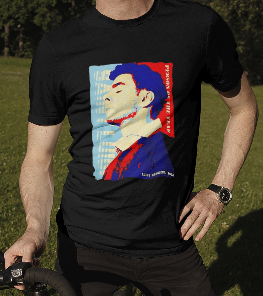 Saint Luigi Mangione 2024 Person Of The Year T-Shirt