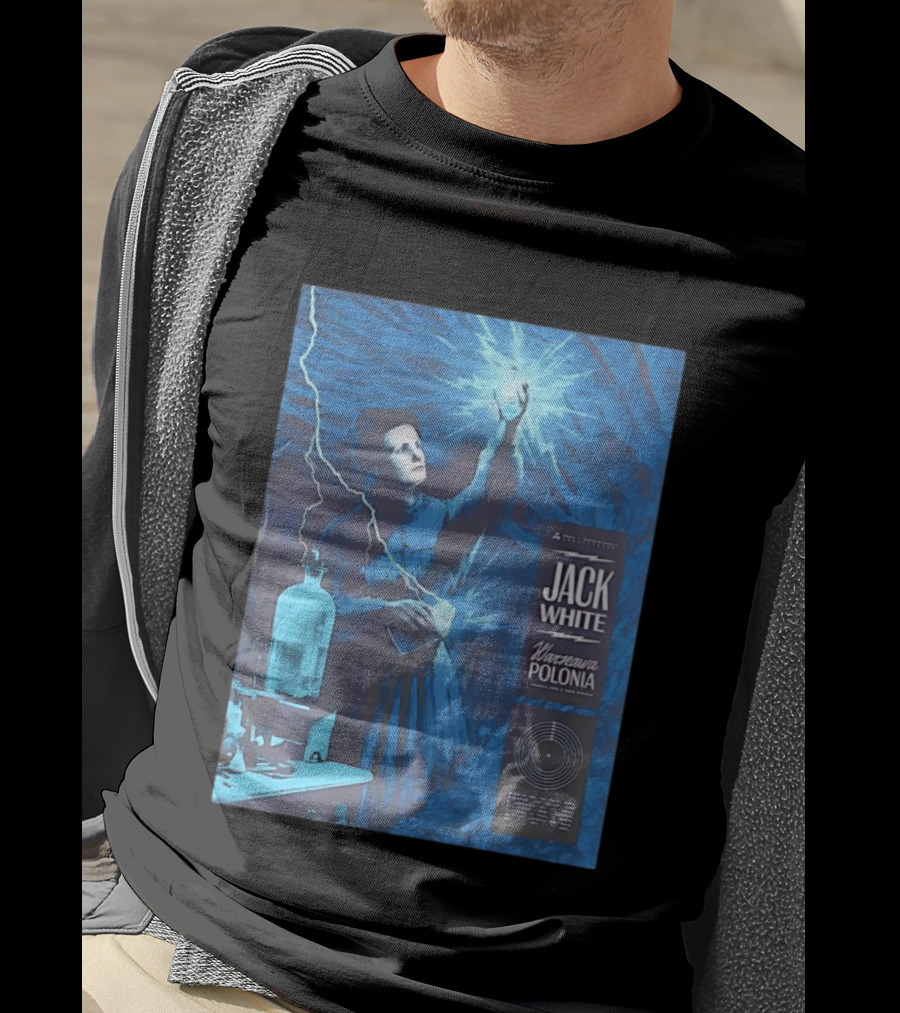 Jack White Marie Curie Warsaw Polonia 2026 Klub Stodola Event T-Shirt