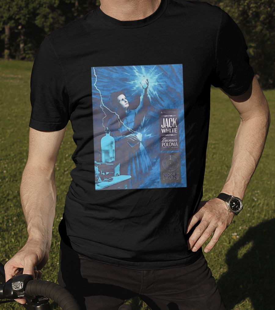 Jack White Marie Curie Warsaw Polonia 2026 Klub Stodola Event T-Shirt