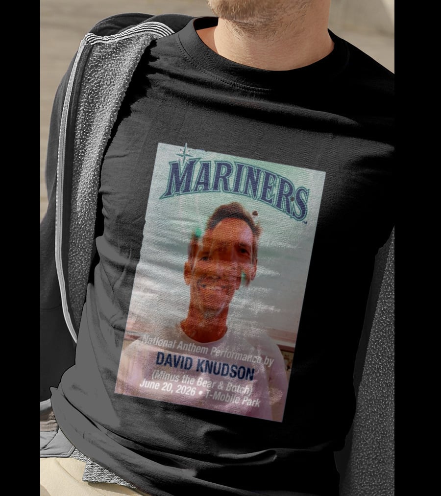 Mariners National Anthem Performance David Knudson June 20 2026 Mobile Park T-Shirt