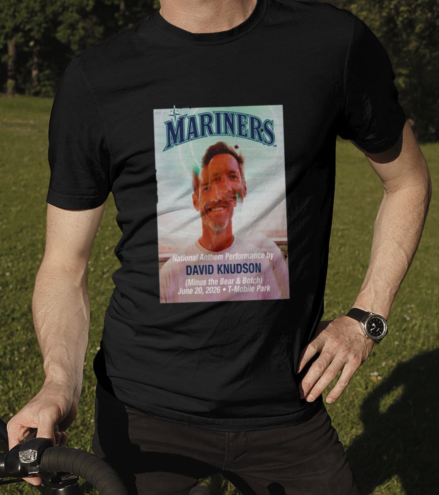 Mariners National Anthem Performance David Knudson June 20 2026 Mobile Park T-Shirt