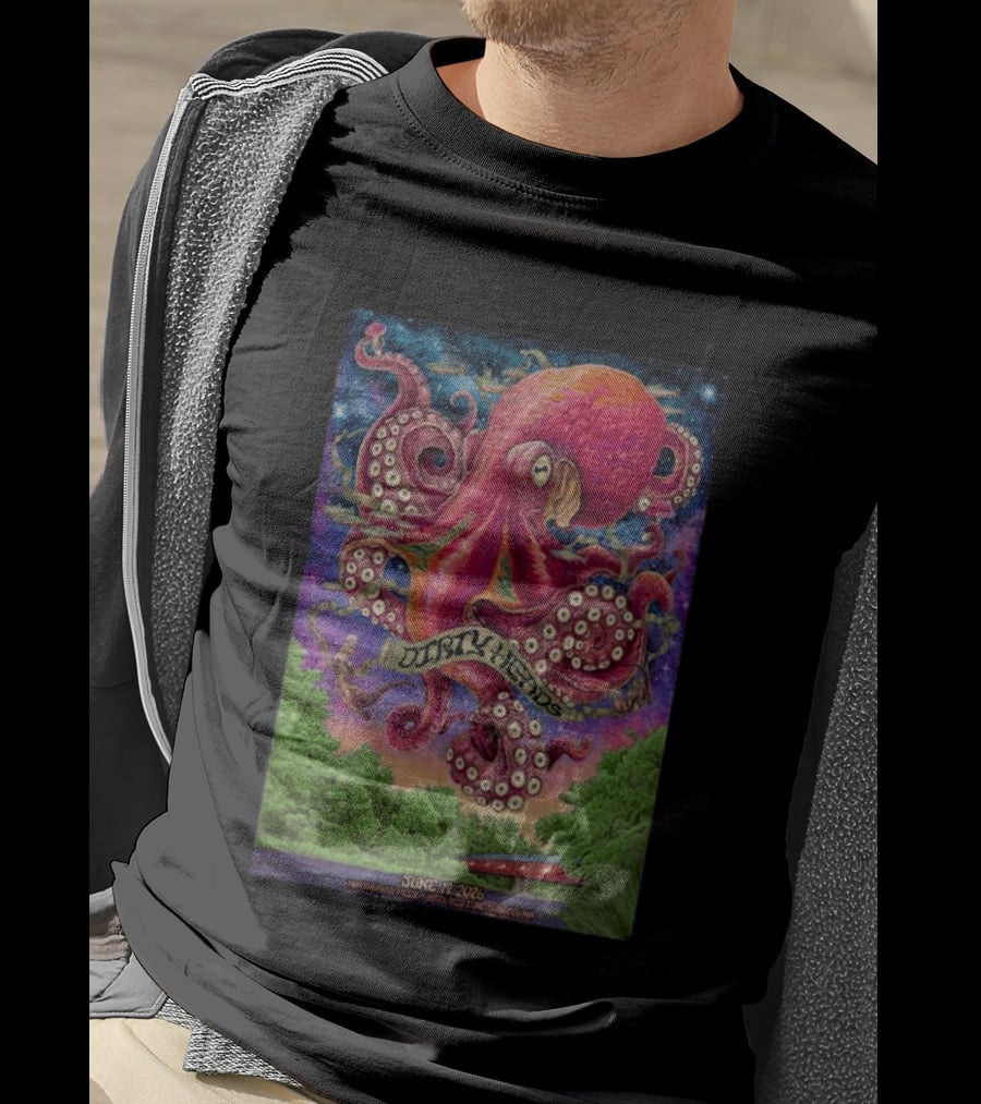 Dirty Heads Northlands Music June 19 2026 Swanzey NH Octopus T-Shirt