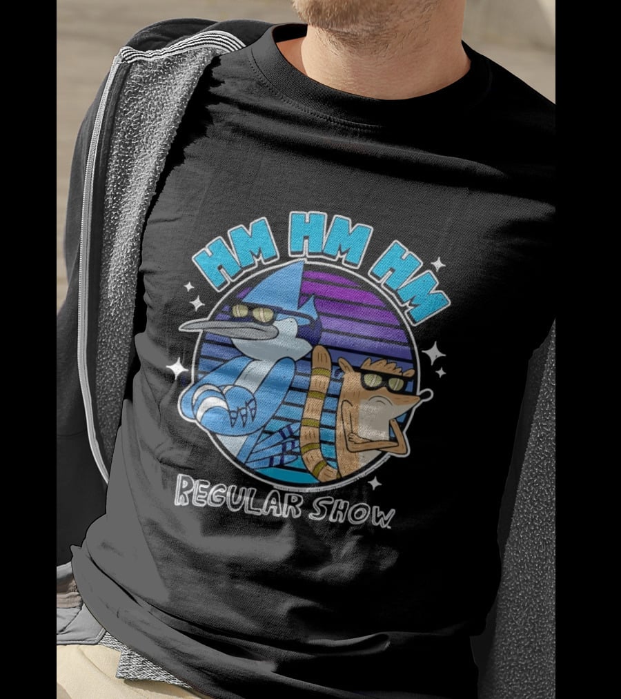 HM HM HM Mordecai And Rigby Regular Show Cartoon T-Shirt