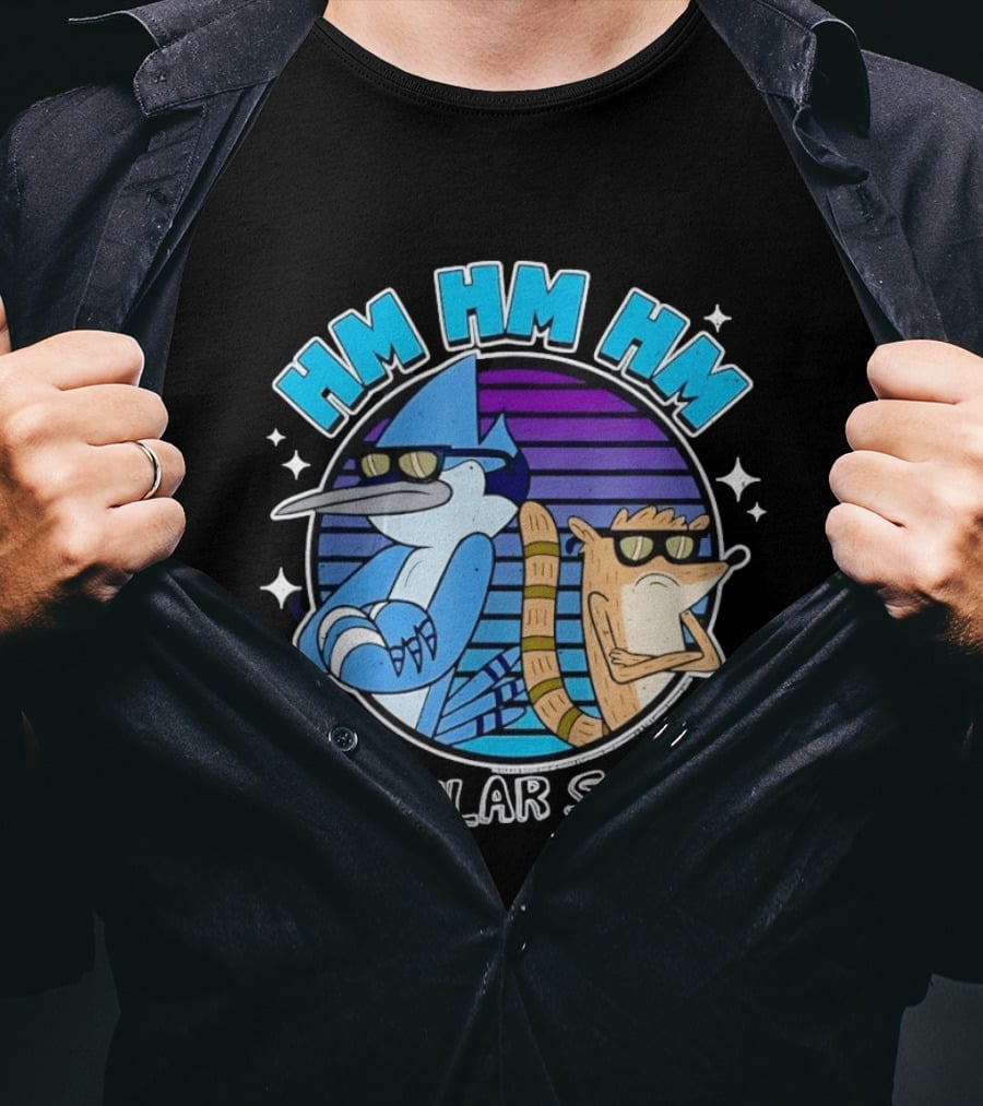 HM HM HM Mordecai And Rigby Regular Show Cartoon T-Shirt