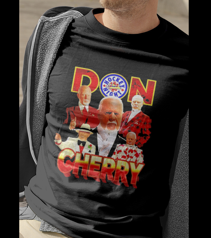 Don Cherry Iconic Suits Hockey Night In Canada Style Collection T-Shirt