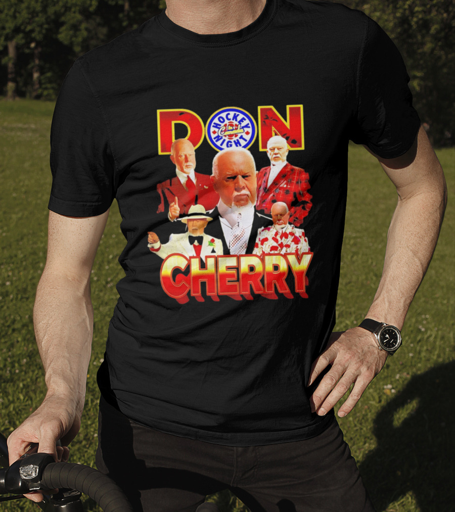 Don Cherry Iconic Suits Hockey Night In Canada Style Collection T-Shirt