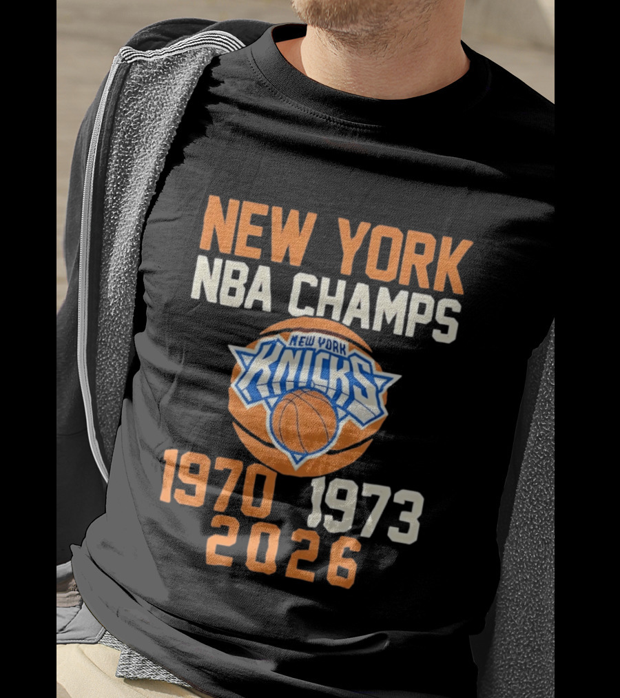 New York Knicks NBA Champs 1970 1973 2026 T-Shirt