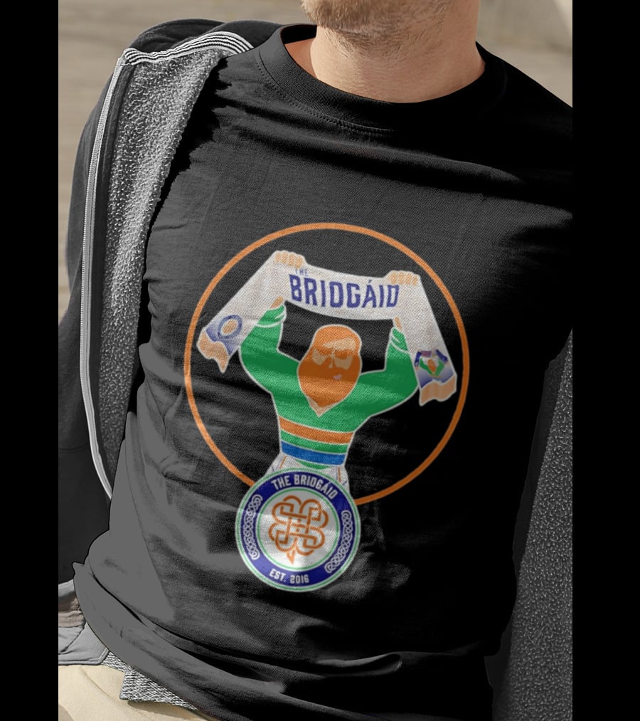 The Briogaid Guy Est 2016 Celtic FC Supporters Club Scarf T-Shirt