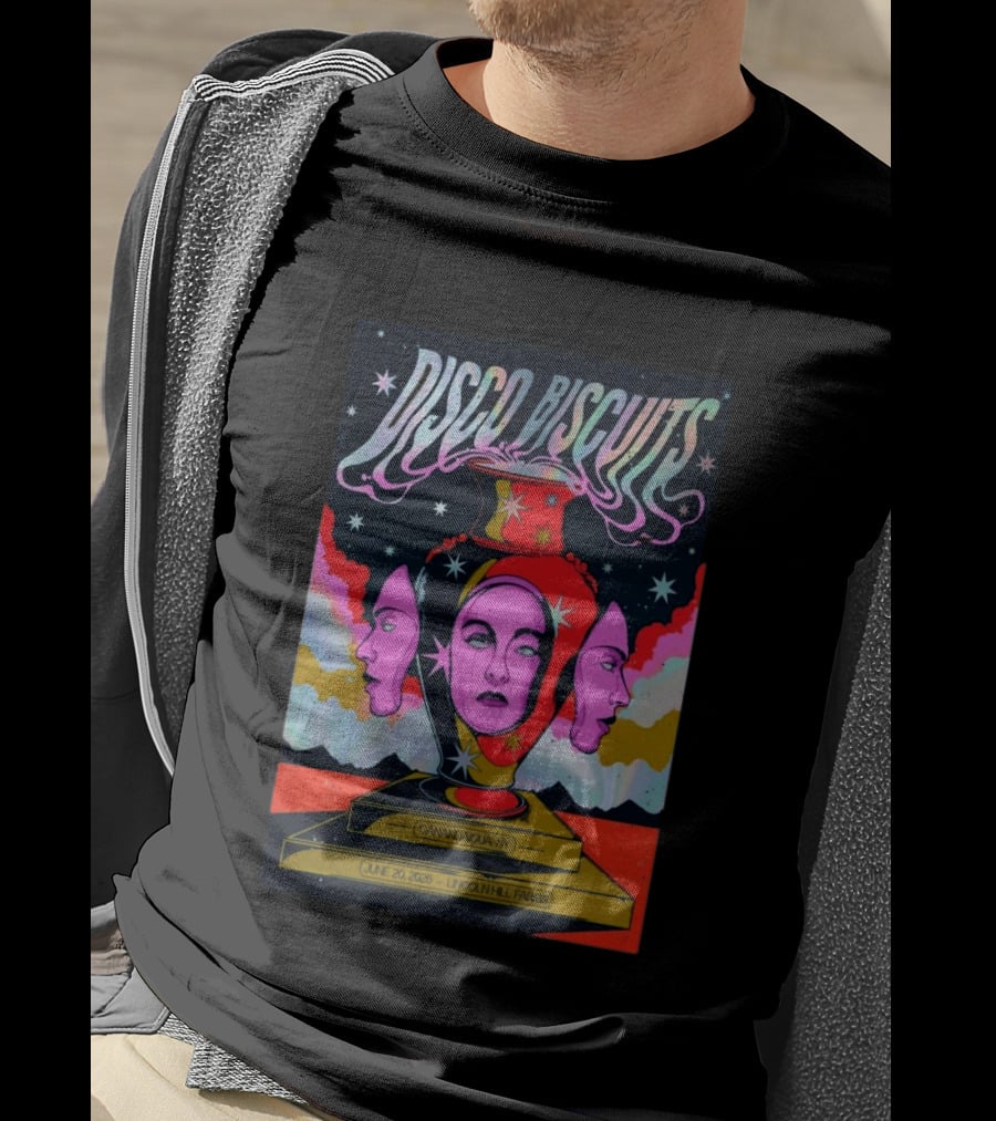 Disco Biscuits Lincoln Hill Farms June 20 2026 Canandaigua NY Psychedelic T-Shirt