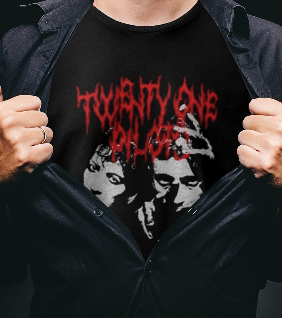 Rawfear Moves Me Twenty One Pilots Distorted Faces T-Shirt