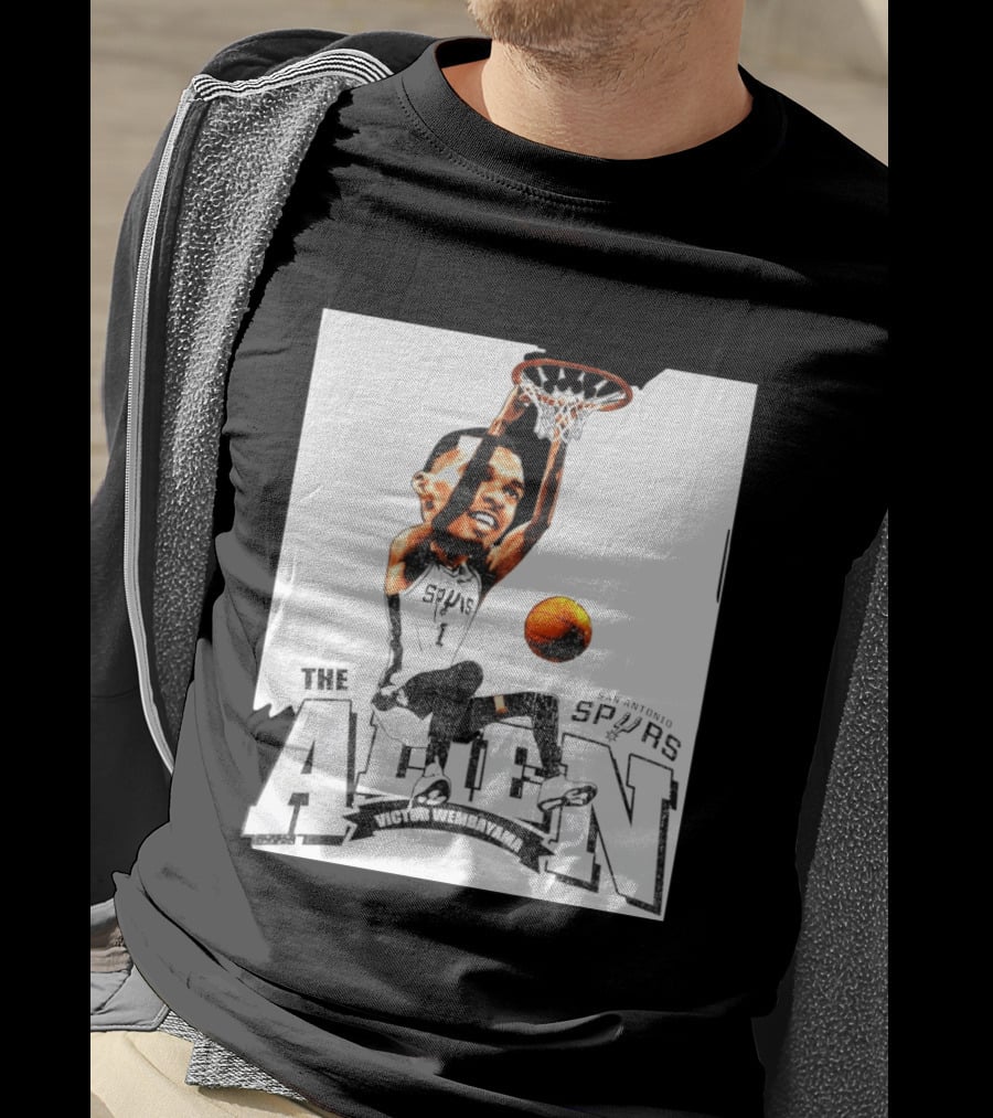 Victor Wembanyama The Alien San Antonio Spurs Basketball T-Shirt