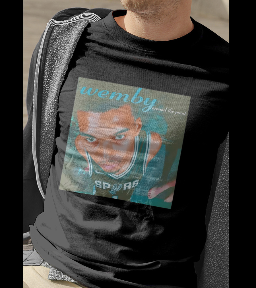 Wemby Around The Paint Victor Wembanyama San Antonio Spurs Basketball Fiesta 2026 T-Shirt