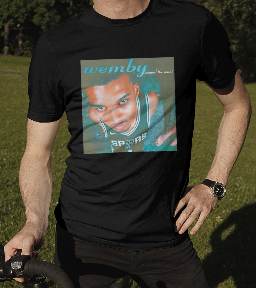 Wemby Around The Paint Victor Wembanyama San Antonio Spurs Basketball Fiesta 2026 T-Shirt