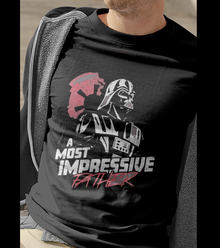 A Most Impressive Father Star Wars Darth Vader Iconic Pose T-Shirt
