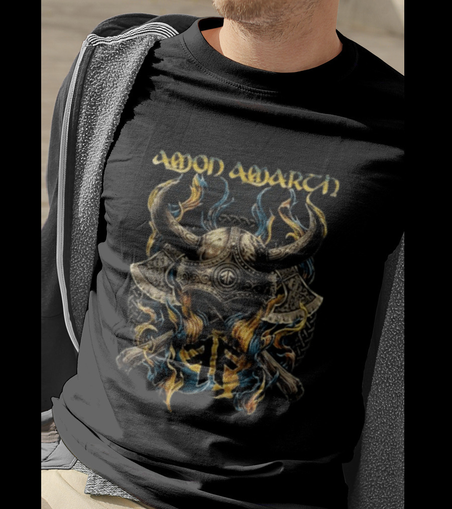 Amon Amarth Viking Helmet Axe Flames If You Survive Maybe The Gods Have Other Plans For You T-Shirt
