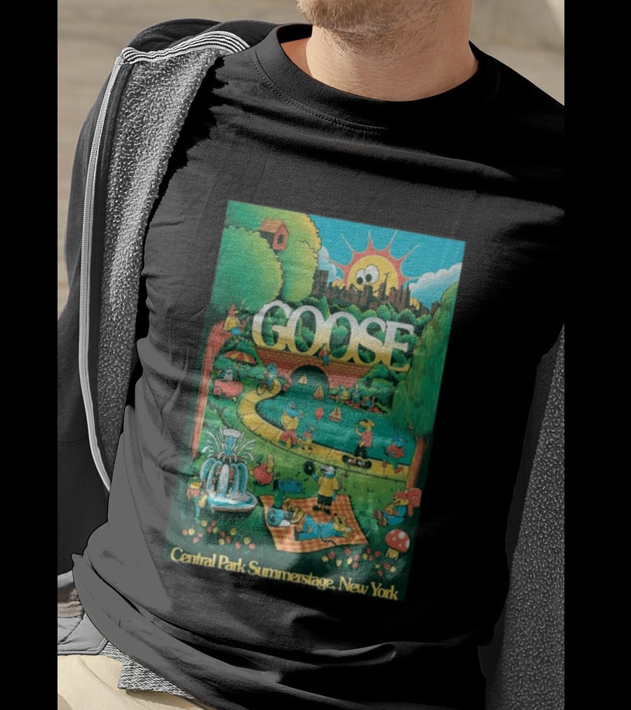 GOOSE Central Park Summerstage New York Jun 21 2026 T-Shirt
