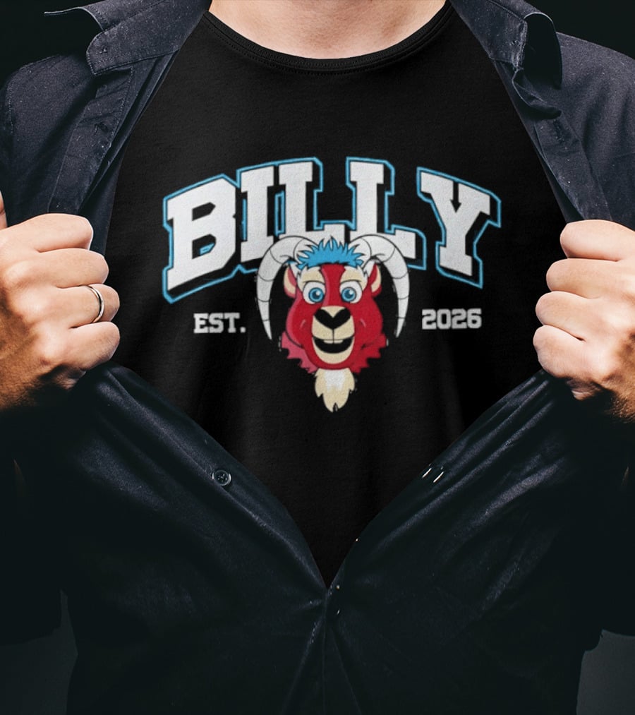 Billy New Mexico Goatheads Hockey Est 2026 T-Shirt