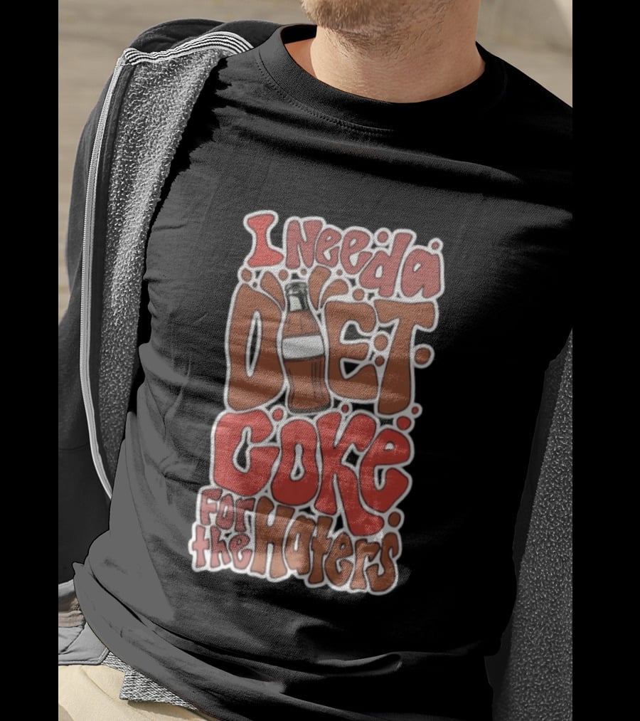 I Need A Diet Coke For The Haters Retro Soda Bottle T-Shirt