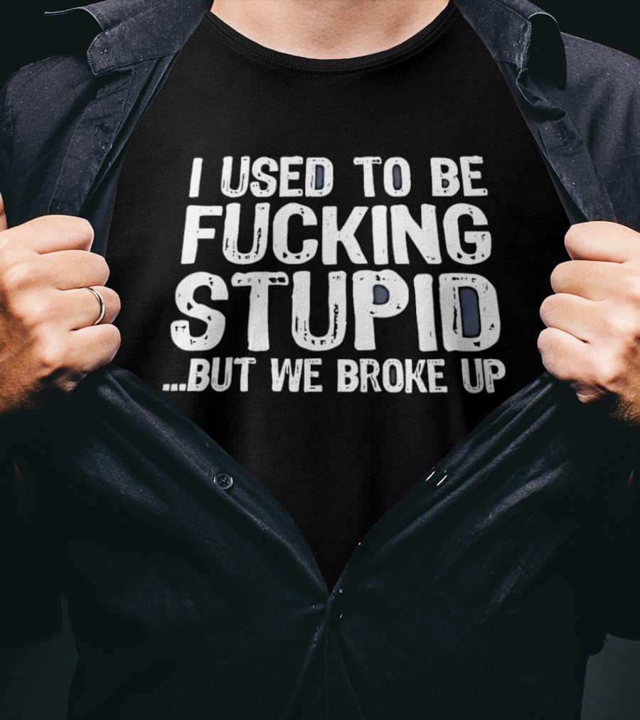 I Used To Be Fucking Stupid But We Broke Up T-Shirt
