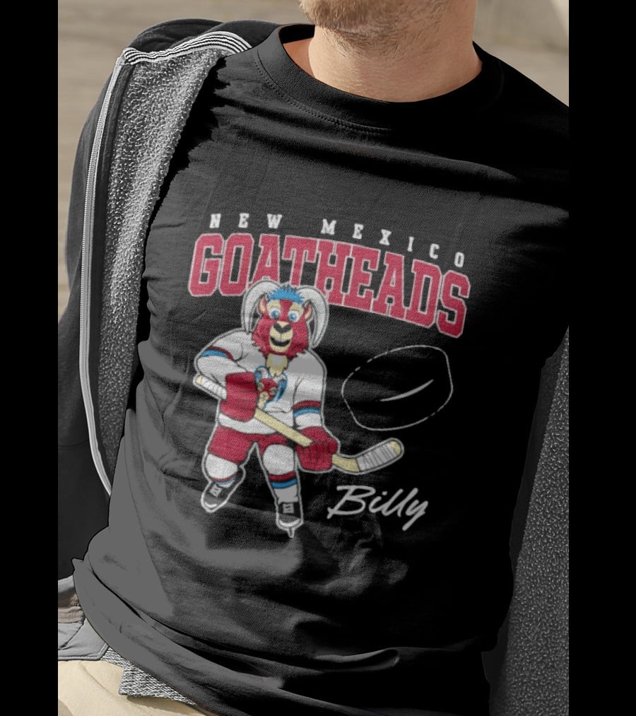 New Mexico Goatheads Billy Hockey T-Shirt