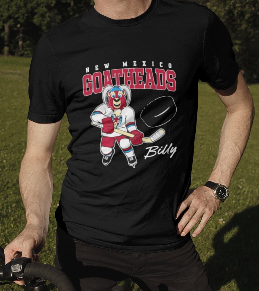 New Mexico Goatheads Billy Hockey T-Shirt