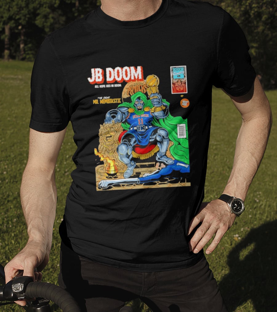 JB Doom New York Knicks 2026 NBA Champs The Death Of Mr. Wembtastic T-Shirt
