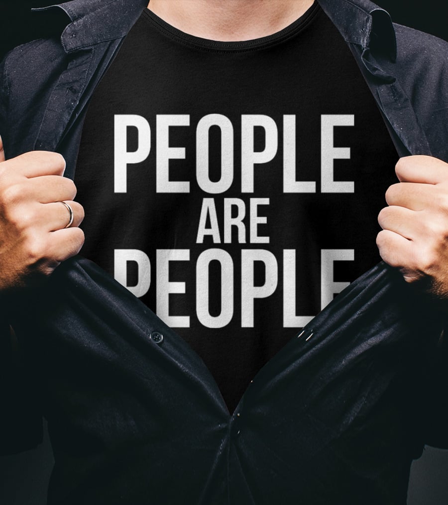 PEOPLE ARE PEOPLE Racerback T-Shirt