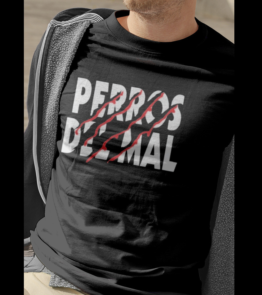 Perros Del Mal Scratch Red Claw Marks T-Shirt