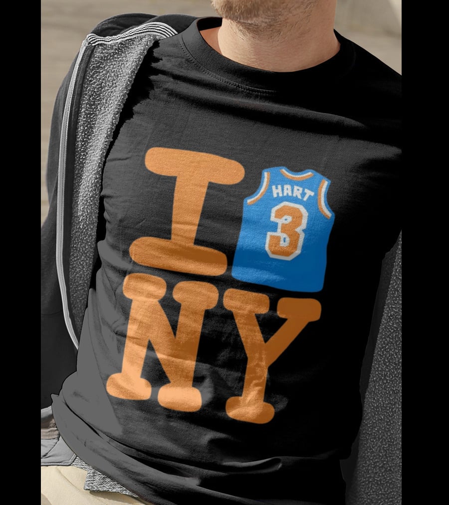 Josh Hart New York Knicks I Love NY 3 Basketball 2026 T-Shirt