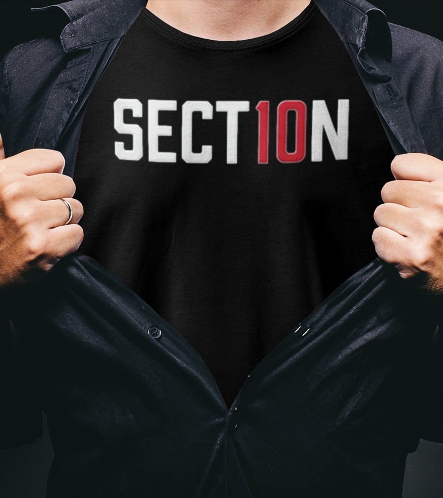 Red Sox Section 10 Night 2025 Jersey Giveaway Event T-Shirt