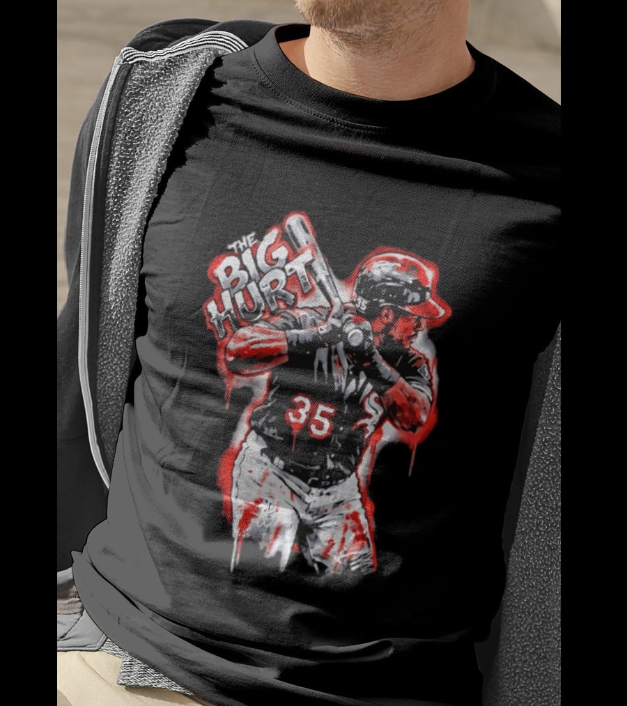Frank Thomas The Big Hurt 35 Chicago White Sox T-Shirt