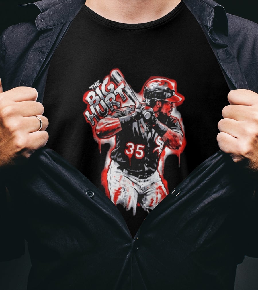 Frank Thomas The Big Hurt 35 Chicago White Sox T-Shirt