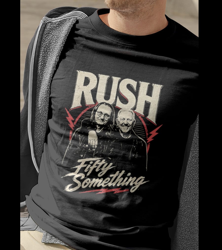 Rush Band Geddy Lee Alex Lifeson Fifty Something T-Shirt