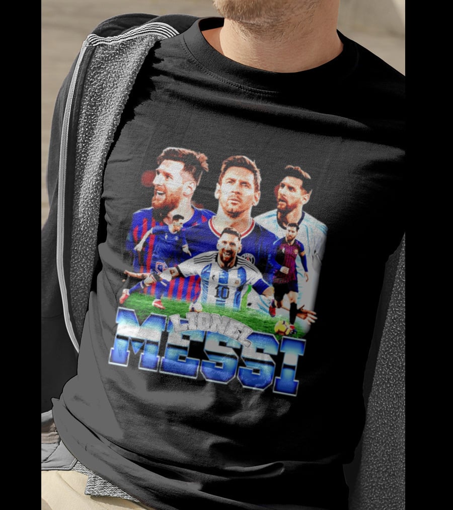 Lionel Messi Barcelona Paris Saint Germain Argentina Football Legend T-Shirt