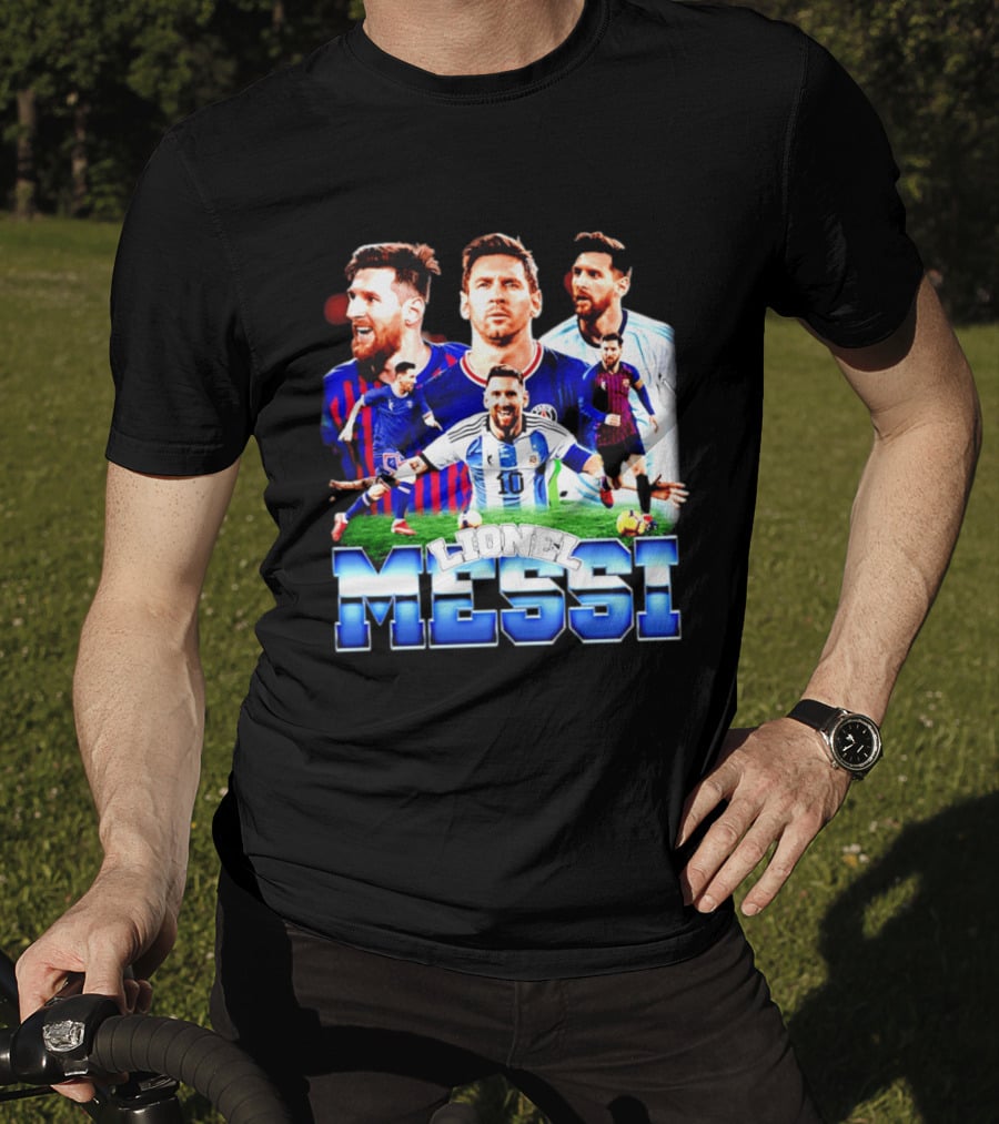Lionel Messi Barcelona Paris Saint Germain Argentina Football Legend T-Shirt