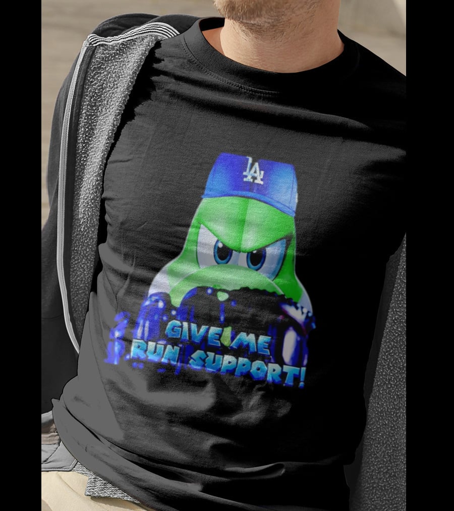 Los Angeles Dodgers Give Me Run Support Yoshi T-Shirt