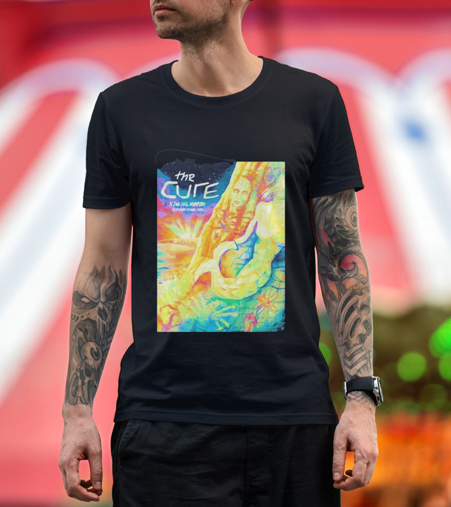 The Cure Isle Of Wight Festival Newport June 21 2026 Psychedelic T-Shirt